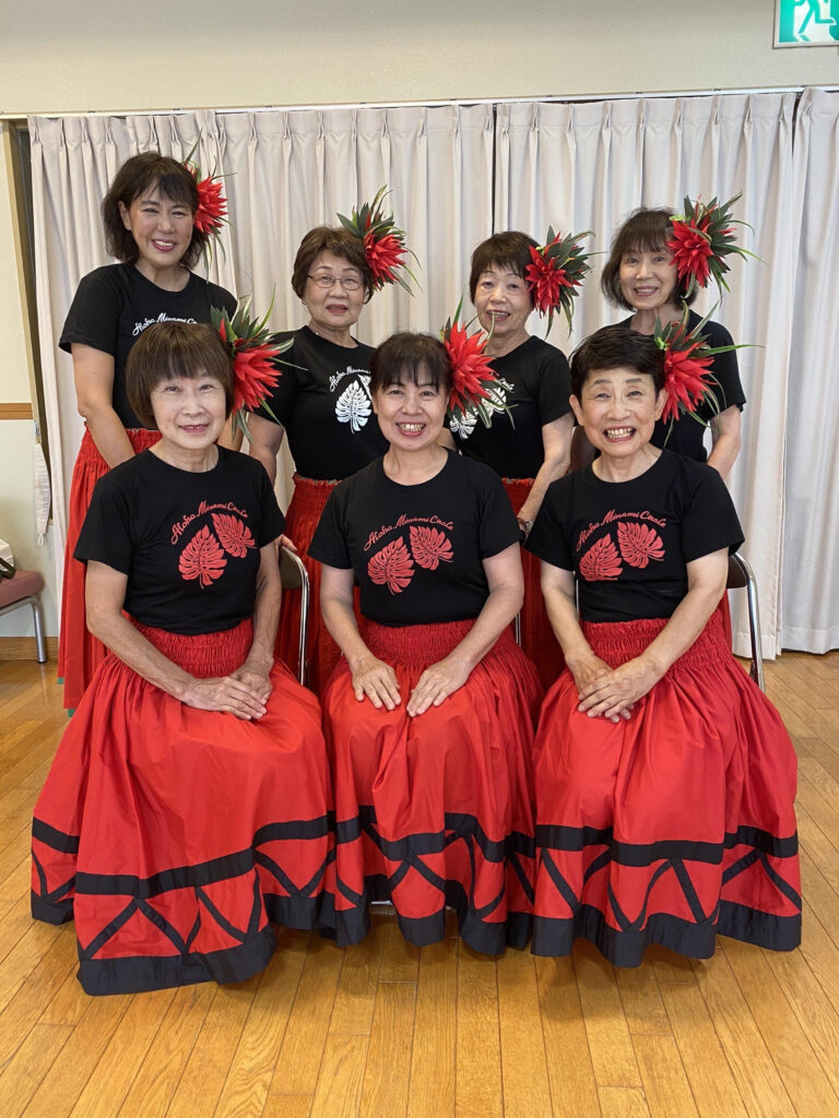 名古屋市　高年大学鯱城学園　アロハ鯱城　フラダンス　クラス