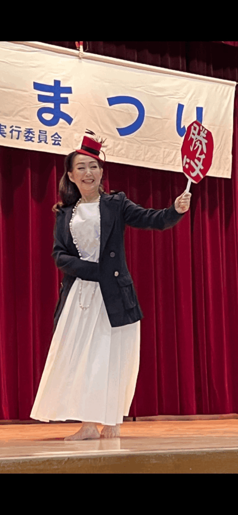 山田地区会館まつり　フラ　ホク山田　近藤しげみ先生