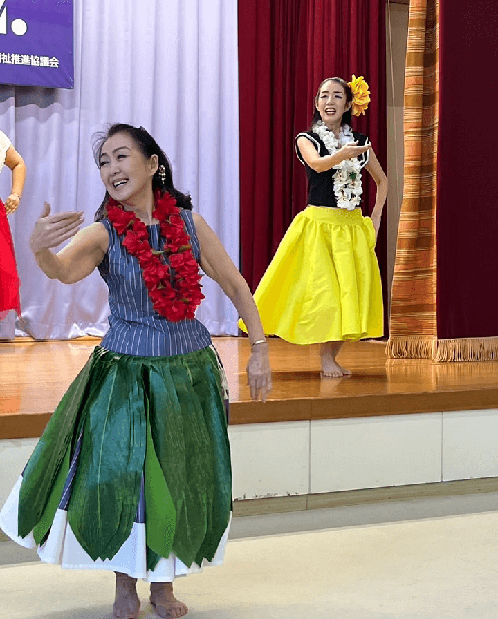 大垣市　北地区センターふれあいまつり　フラショー