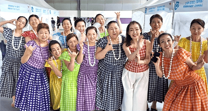 日韓交流おまつりinソウル　2025年　アロハ南サークル