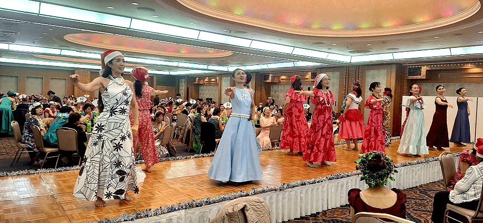 アロハ南サークル　クリスマスパーティー　名鉄グランドホテル　2025年12月