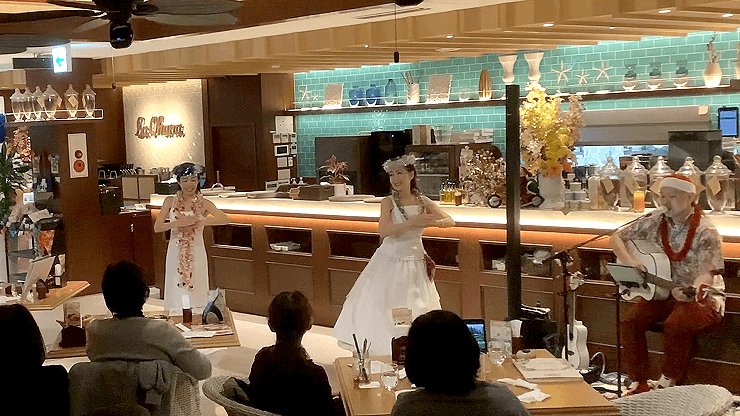 アロハ南サークル　定期開催イベント　ラ・オハナ熱田一番店　フラショー